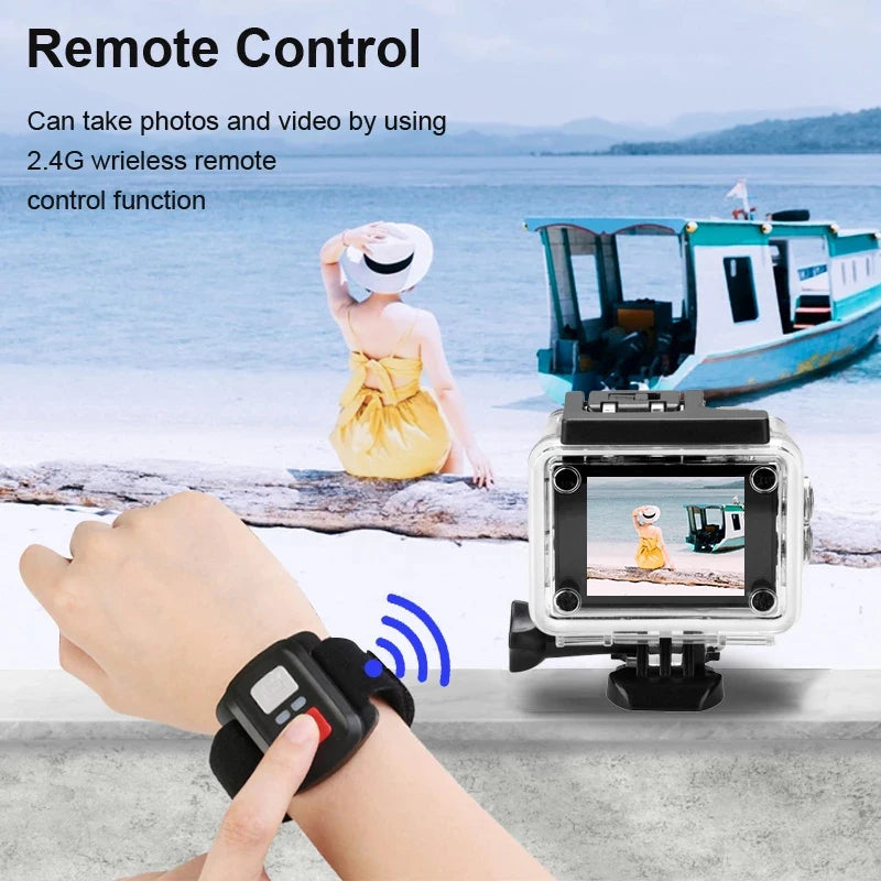 Mini caméra d'aventure Photos et Vidéo - Waterproof