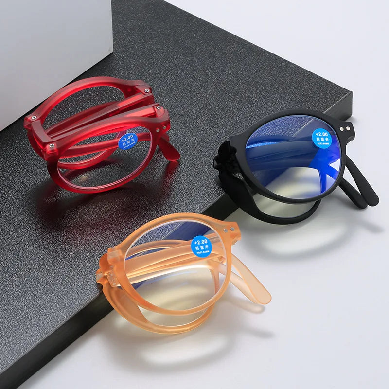 Lunettes de lecture pliantes anti-lumière bleue +1.0 - +4.0 - Boîte OFFERTE