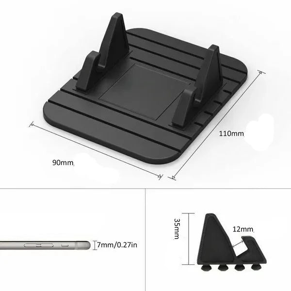 Tapis de support antidérapant en silicone pour Tableau de bord