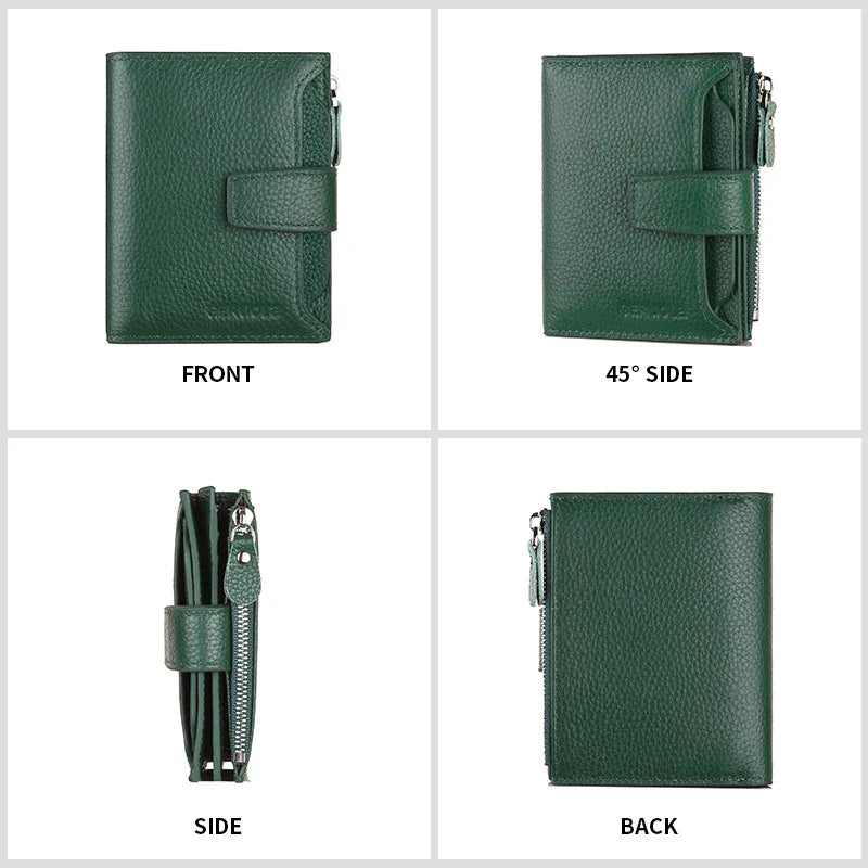 Portefeuille RFID en Cuir PU Grande Capacité