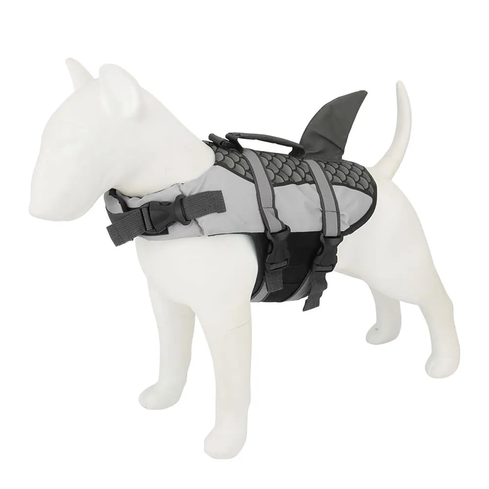 Gilet de Sauvetage Requin pour Chien – Harnais de Natation Sécurisé pour Été