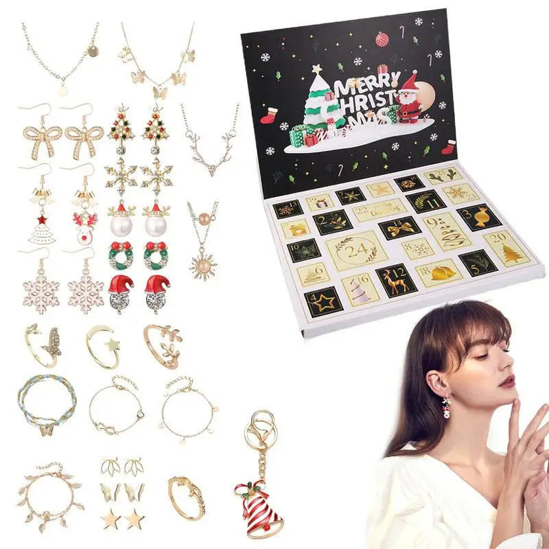 Calendrier de l'Avent Bijoux & Accessoires de Noël