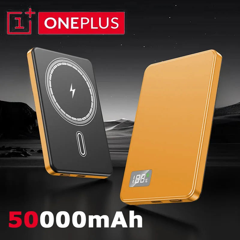 Chargeur Magnétique 15W avec Affichage Digital - 50000mAh
