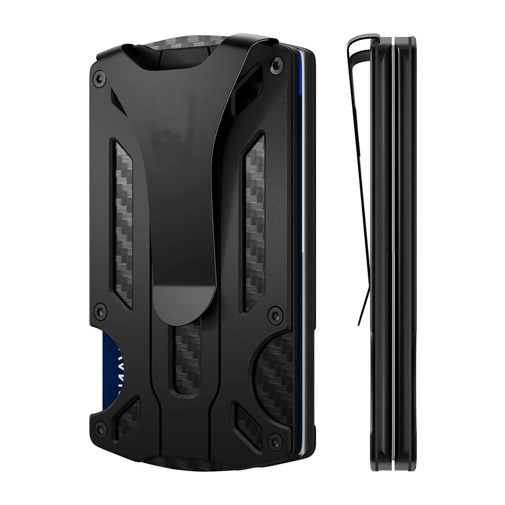 Porte-cartes ULTRA SLIM en aluminium léger - Anti-piratage