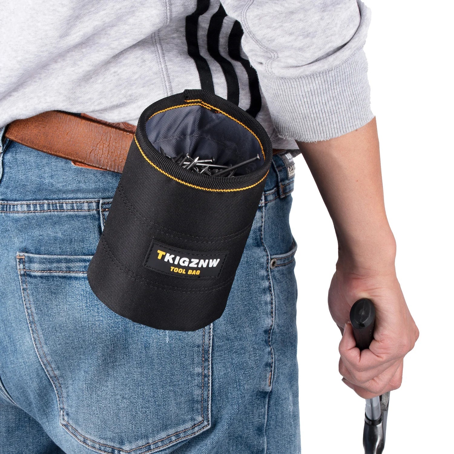 Pochette à Cordon de Ceinture pour Vis, Clous et Écrous