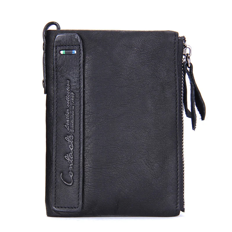 Portefeuille Vintage en Cuir véritable - Grande Capacité