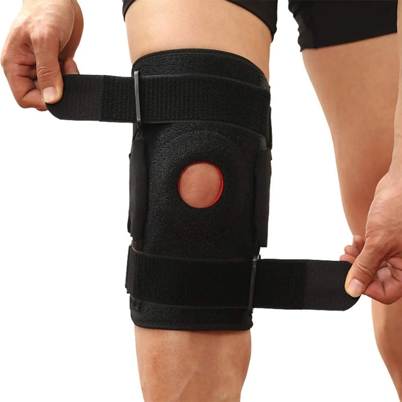 Genouillère de maintien réglable — rotule respirante, soutien articulaire