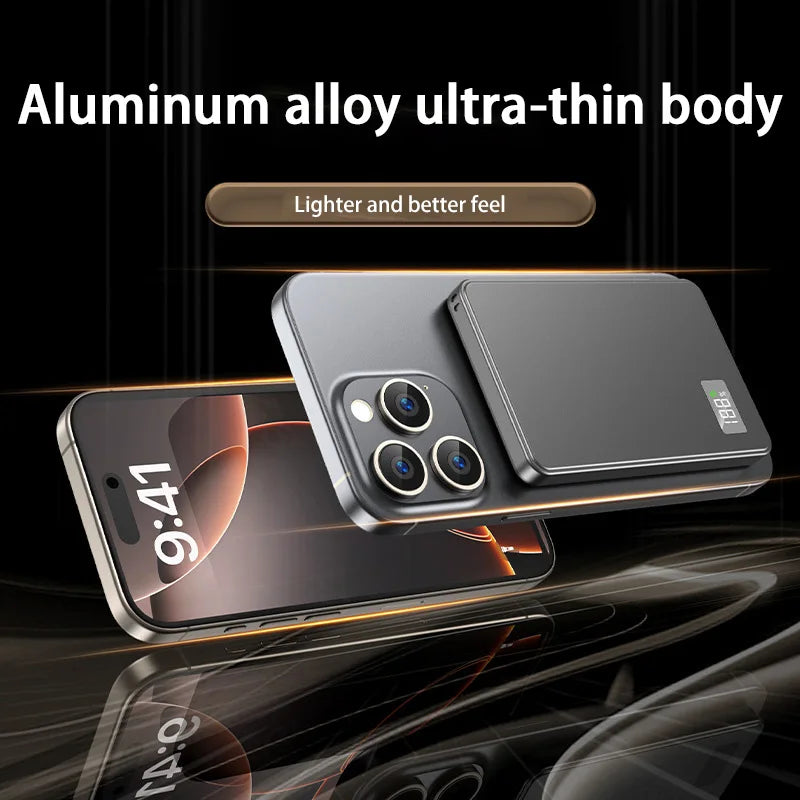 Chargeur Magnétique 15W avec Affichage Digital - 50000mAh