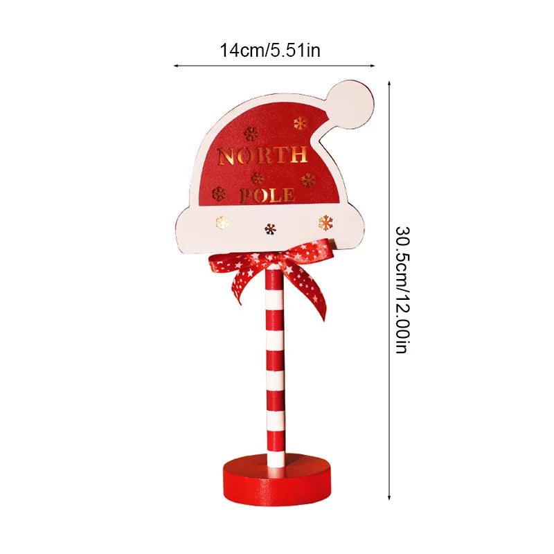Panneau Rétro de Noël Lampe LED