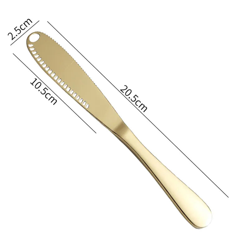 Couteau à beurre multifonctions 3 en 1 - Inox