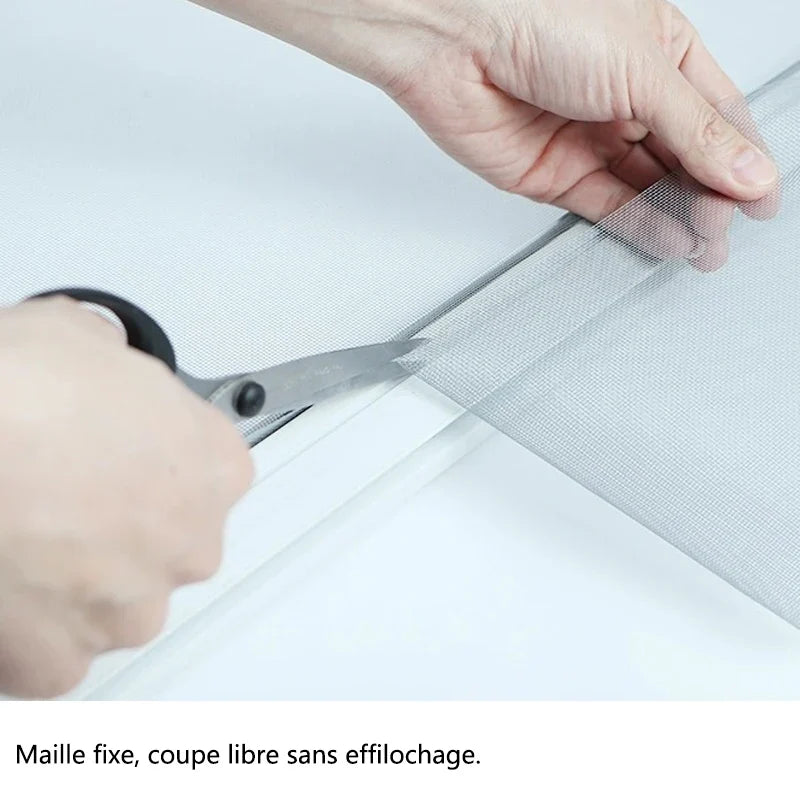 Rouleau de Maille Moustiquaire pour Fenêtres Découpable