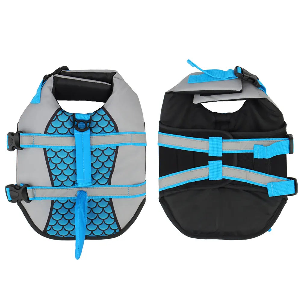 Gilet de Sauvetage Requin pour Chien – Harnais de Natation Sécurisé pour Été