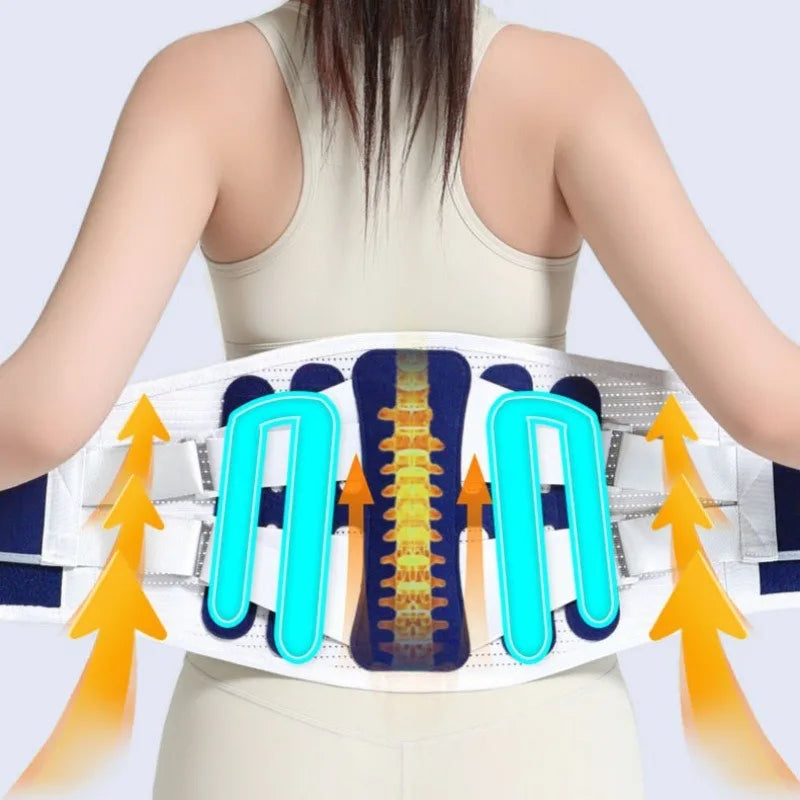 Ceinture de Maintien Lombaire Respirante Réglable — Soulagement Mal de Dos