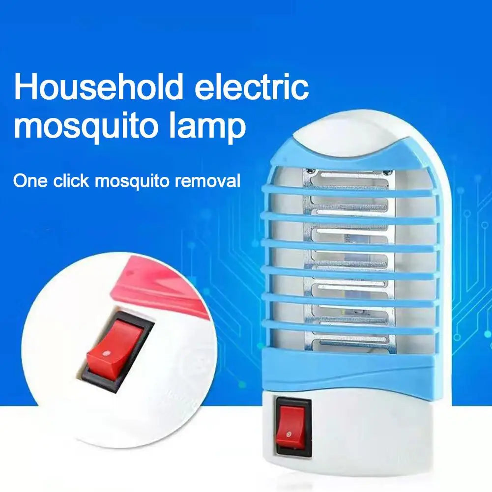Lot de 5 Lampes Anti-Moustiques LED à Brancher – Pièges Électriques pour Insectes Volants avec Veilleuse