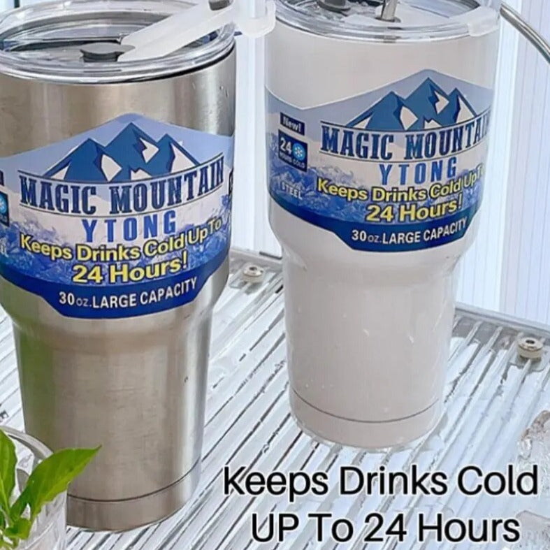 Magic Mountain-Bouteille d'eau thermique double paroi  - Vos boissons chaudes et froides plusieurs heures