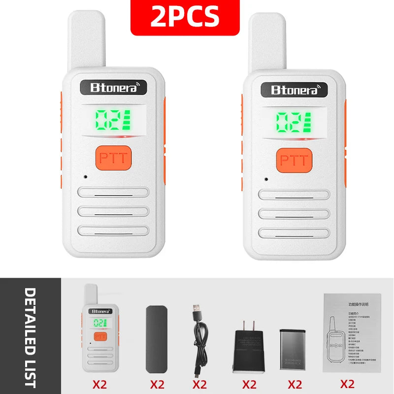 Mini Talkie-Walkie Professionnel Longue Portée 5 km
