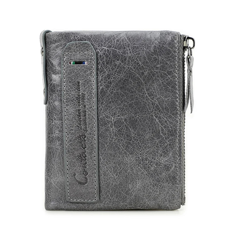 Portefeuille Vintage en Cuir véritable - Grande Capacité