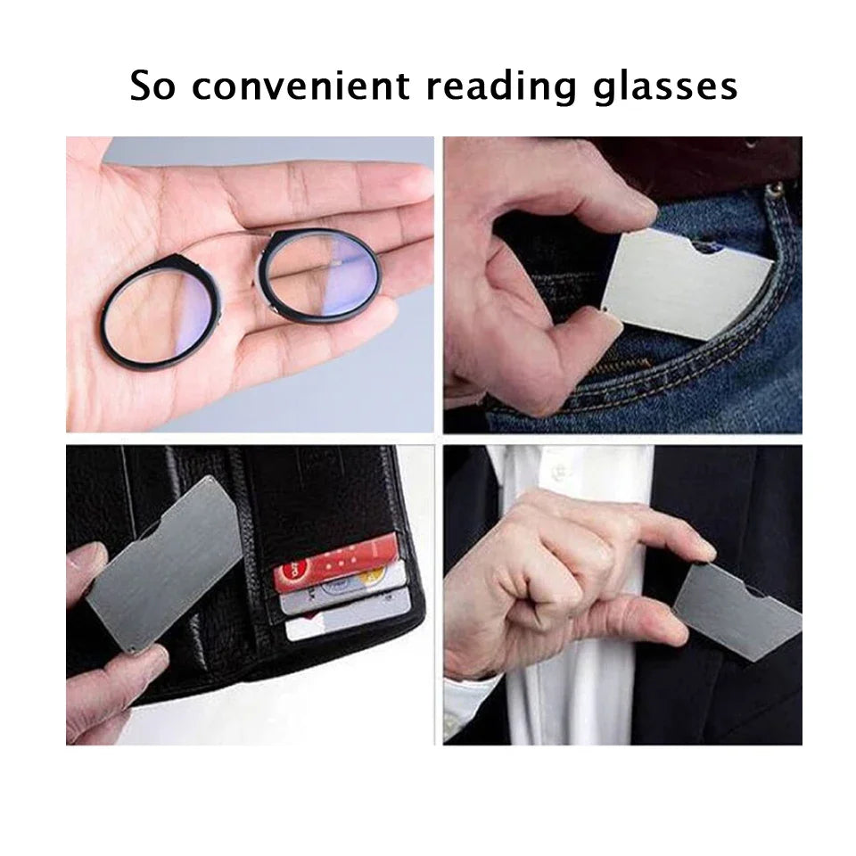 Lunettes de Vue SLIM Sans Branches Pince-Nez - Étuit OFFERT