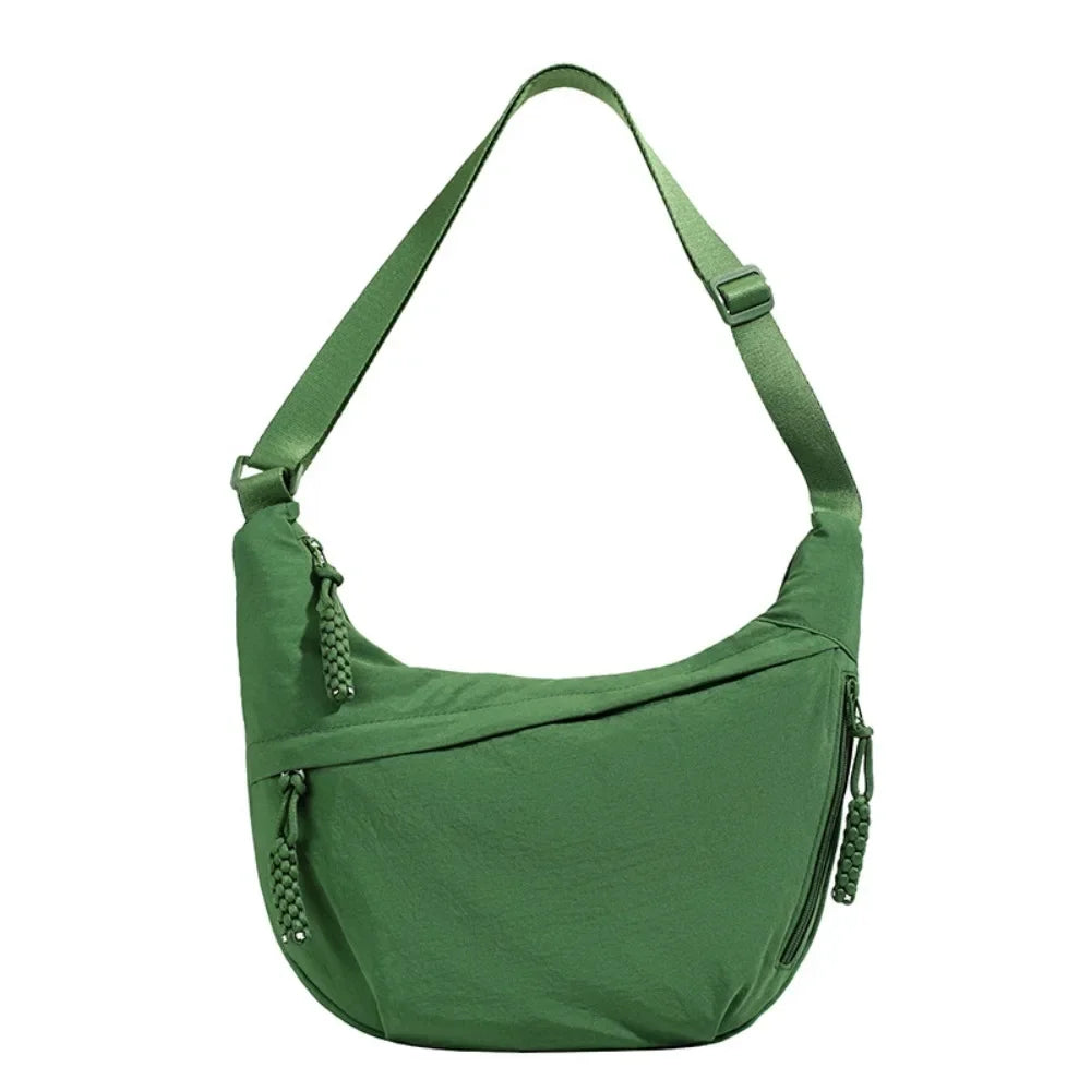 Sac Banane Bandoulière Femme en Toile – Grande Capacité, Légère & Imperméable