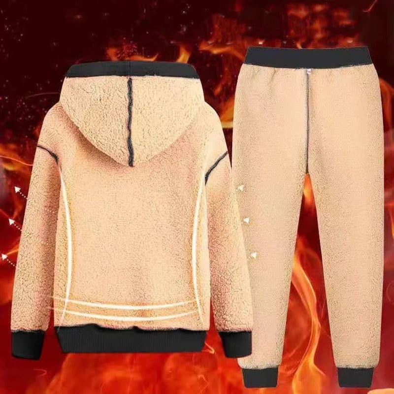 Ensemble survêtement polaire pour homme