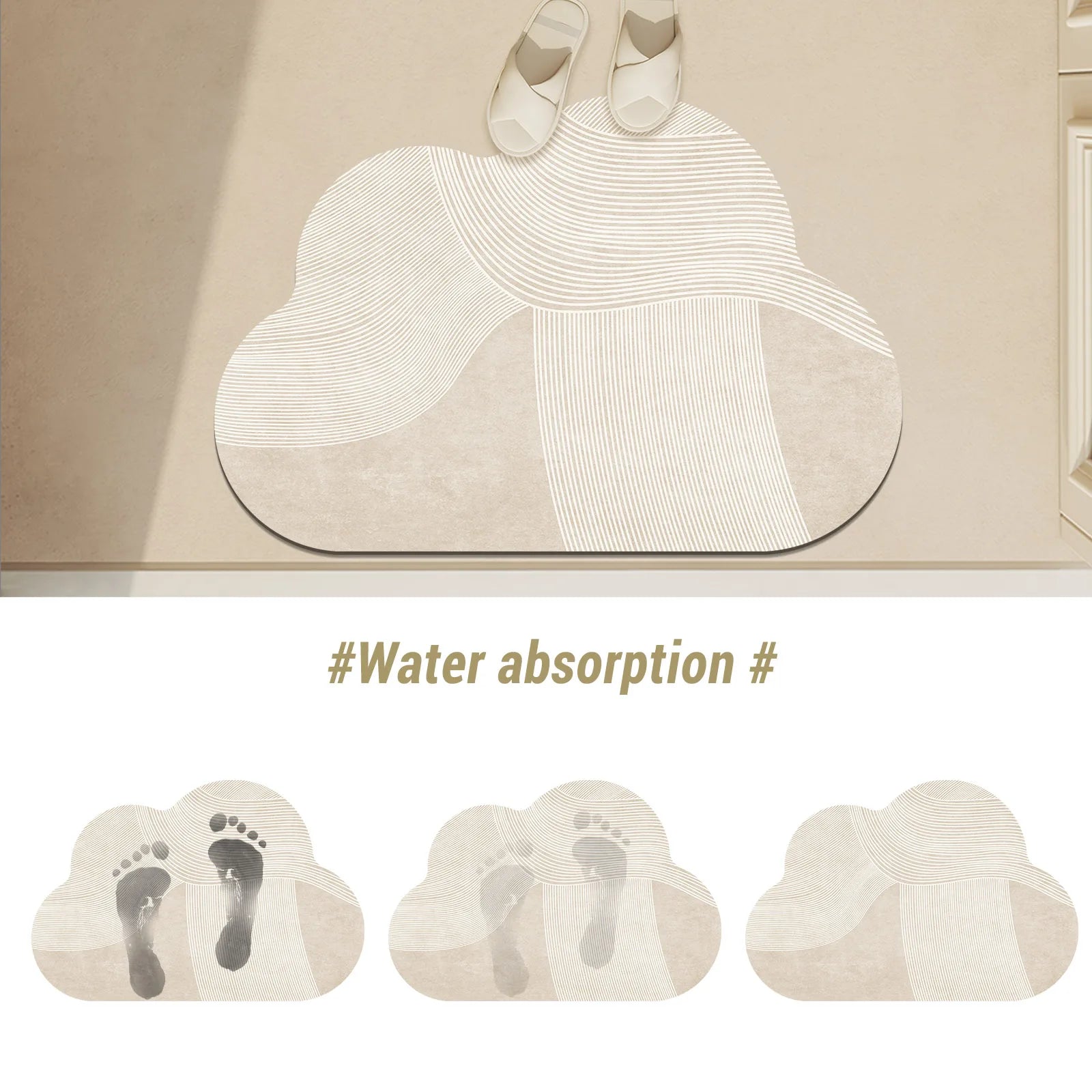 CloudSoft - Tapis Douche Confort & Sécurité