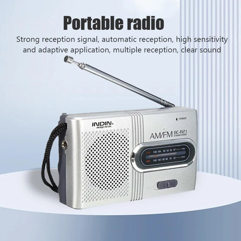 Radio AM/FM Compacte – Longue Autonomie