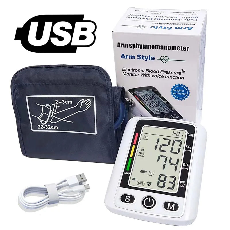 Kit Santé à Domicile 3 en 1 - Tension, Température, Pouls
