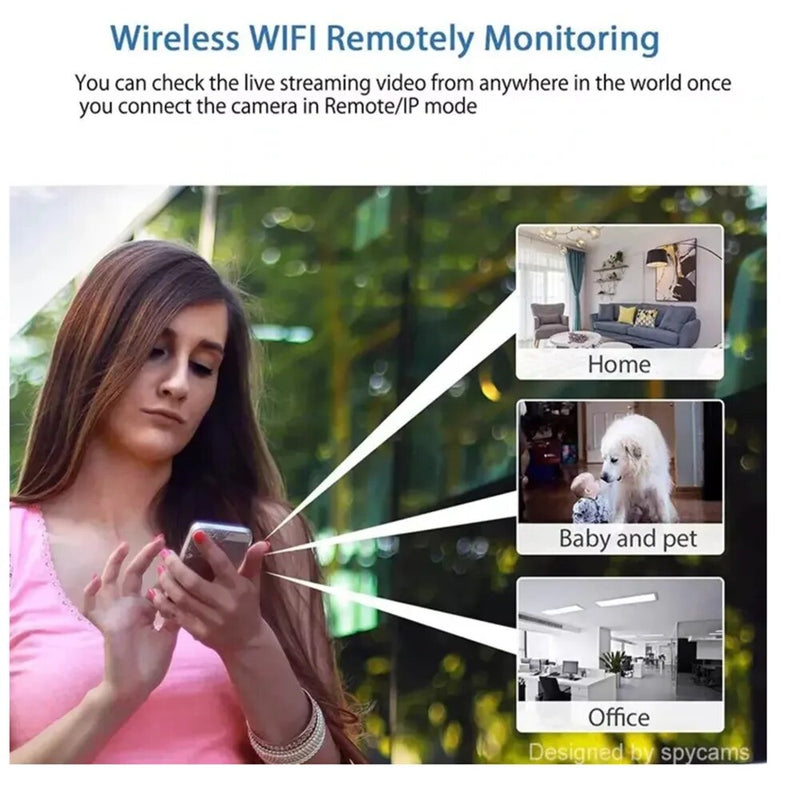 Mini Caméra WIFI 1808P + Carte SD 32G