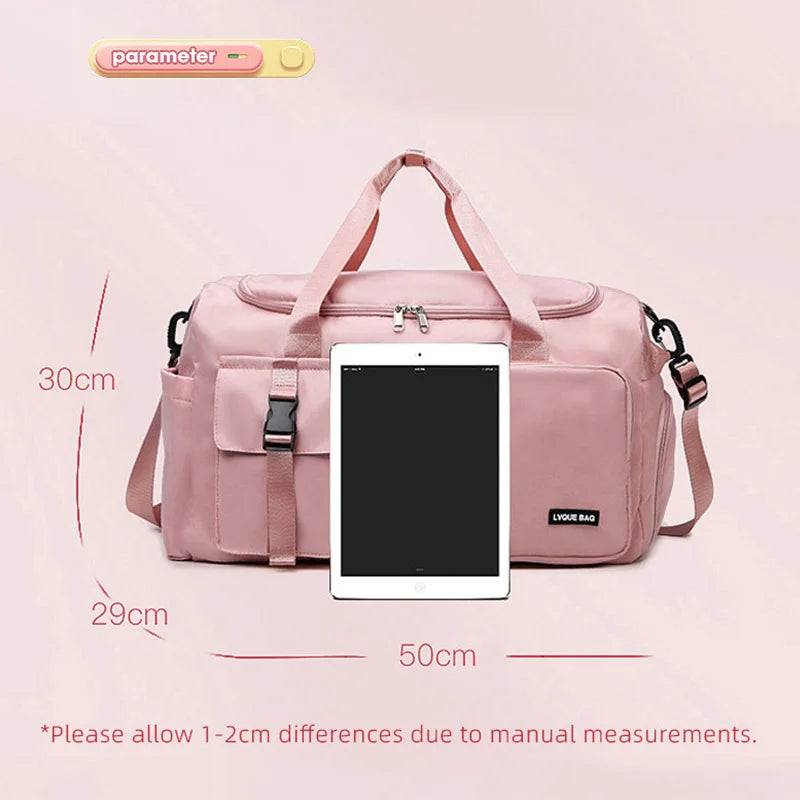 Sac de voyage et de sport multipoches 2 en 1