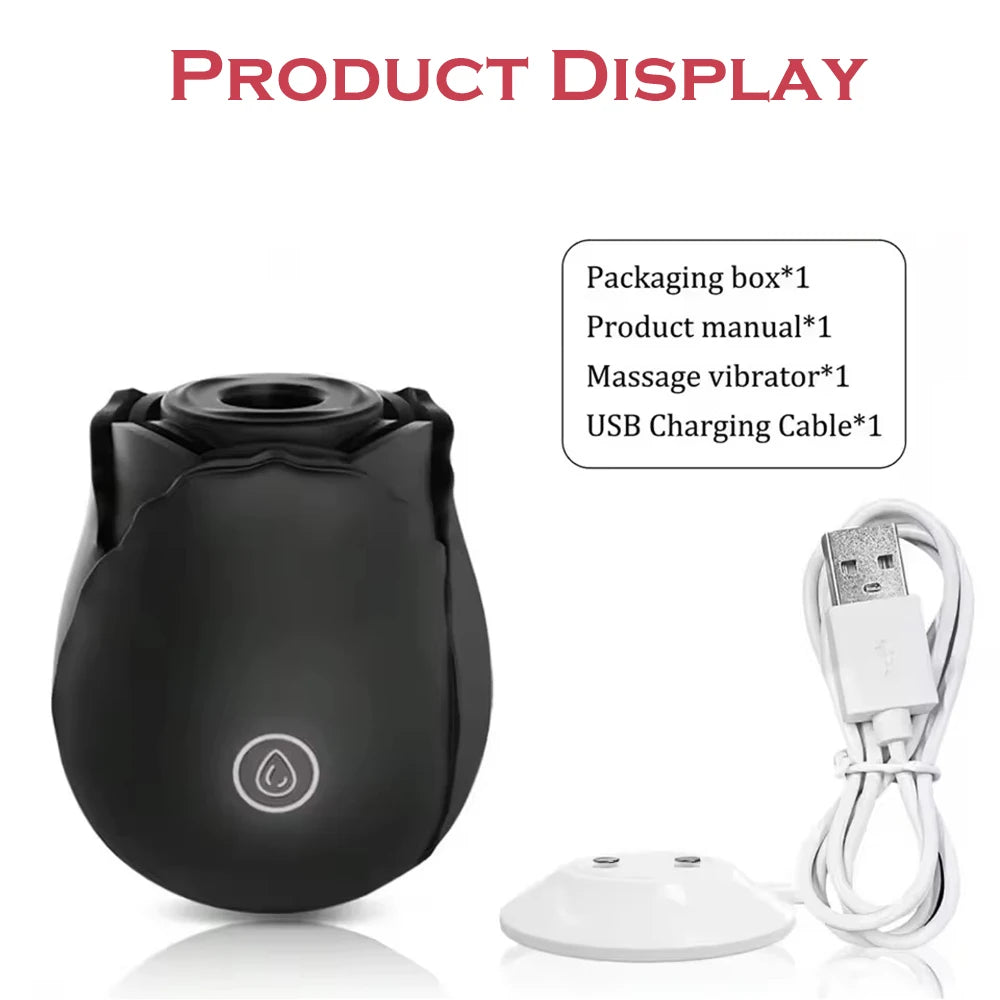 FLOWER - Stimulateur Féminin Multifonction Rechargeable – Massage Intime et Bien-Être Personnel