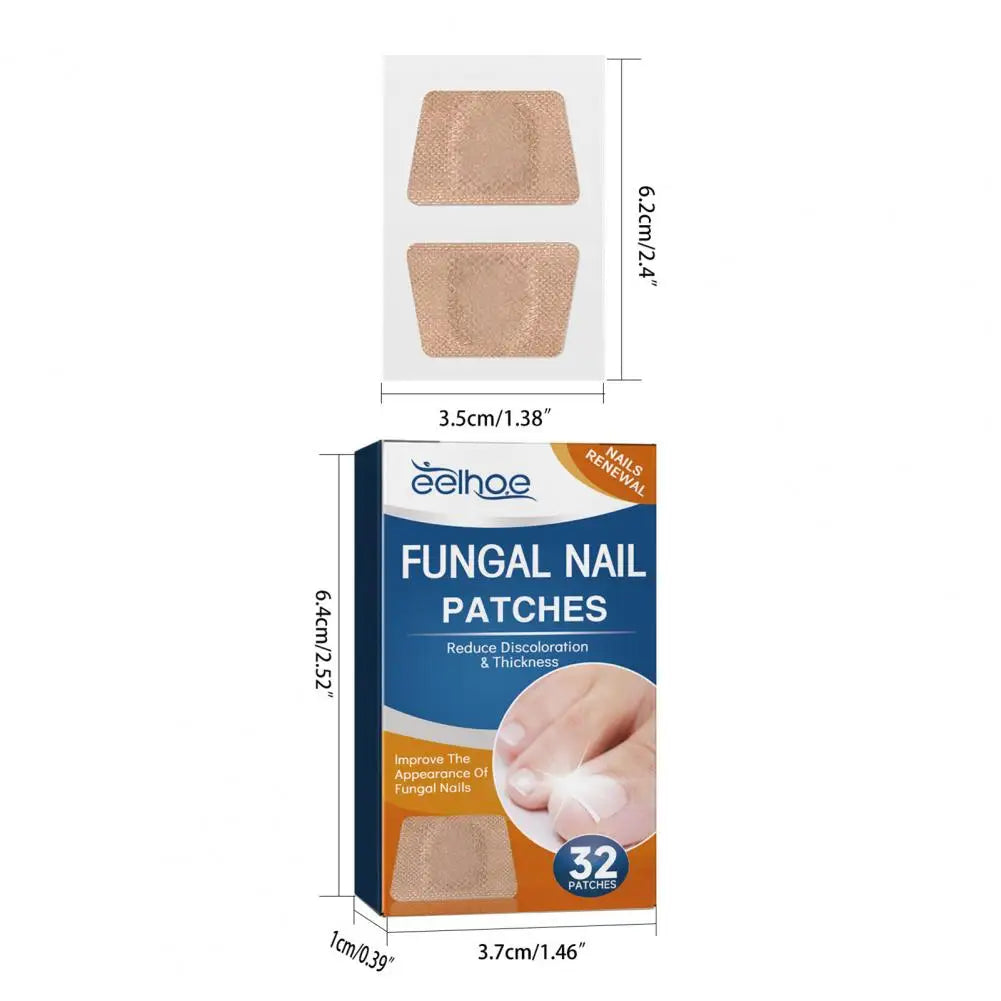 32x Patchs de Traitement Anti-Mycose pour Pieds