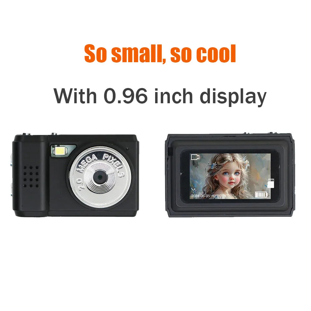 Mini Caméra HD 1080p avec Écran Intégré + Carte SD 32GB OFFERTE