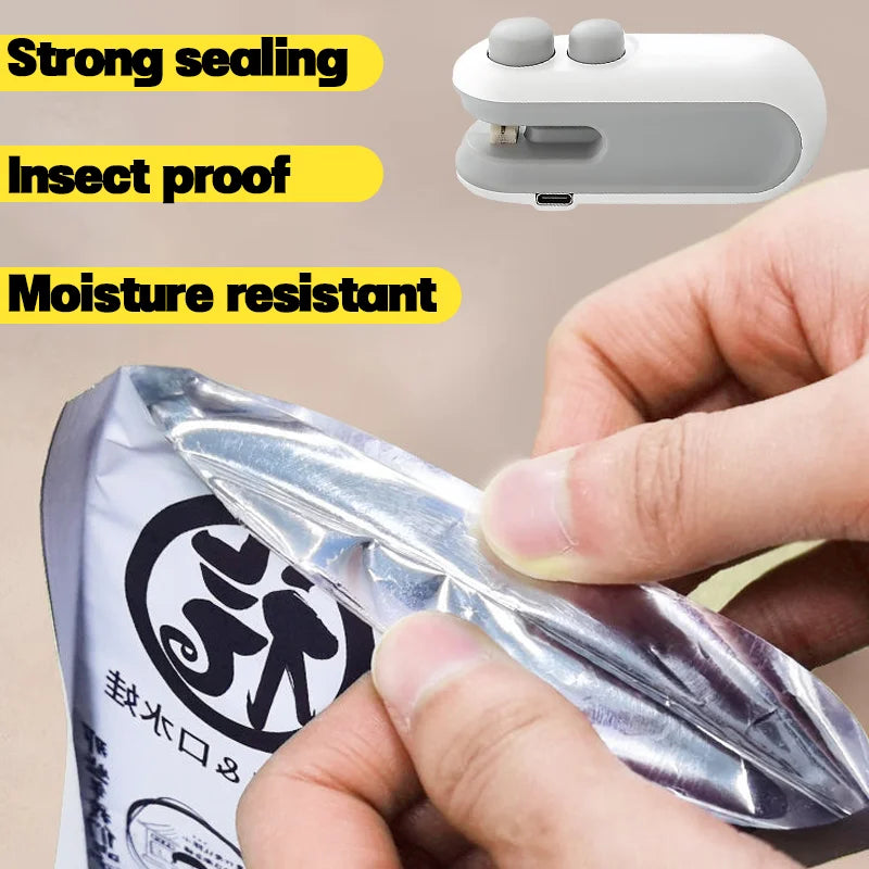 Mini Scelleuse Thermique 2-en-1 - Scelle & Ouvre vos Sachets