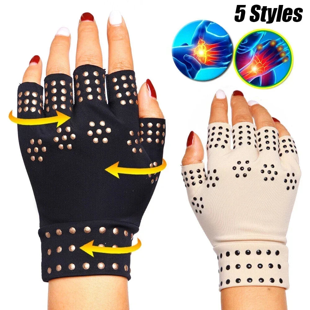 Gants Thérapeutiques Magnétiques Anti-Douleurs Articulaires