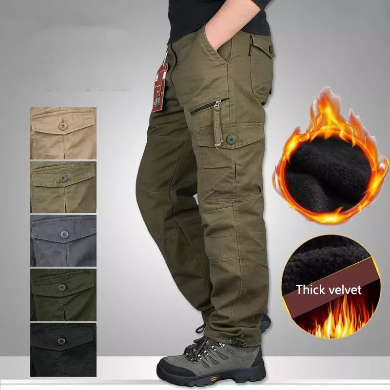 Pantalon militaire thermique - Multipoches Intérieur polaire