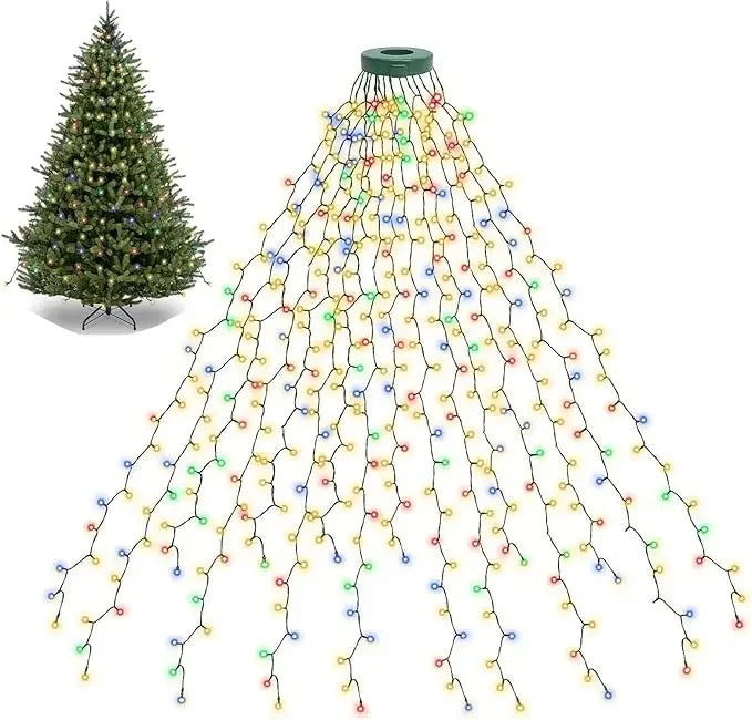 Guirlande Lumineuse pour Sapin de Noël 1.5/2/3M - Facile & Rapide à Installer