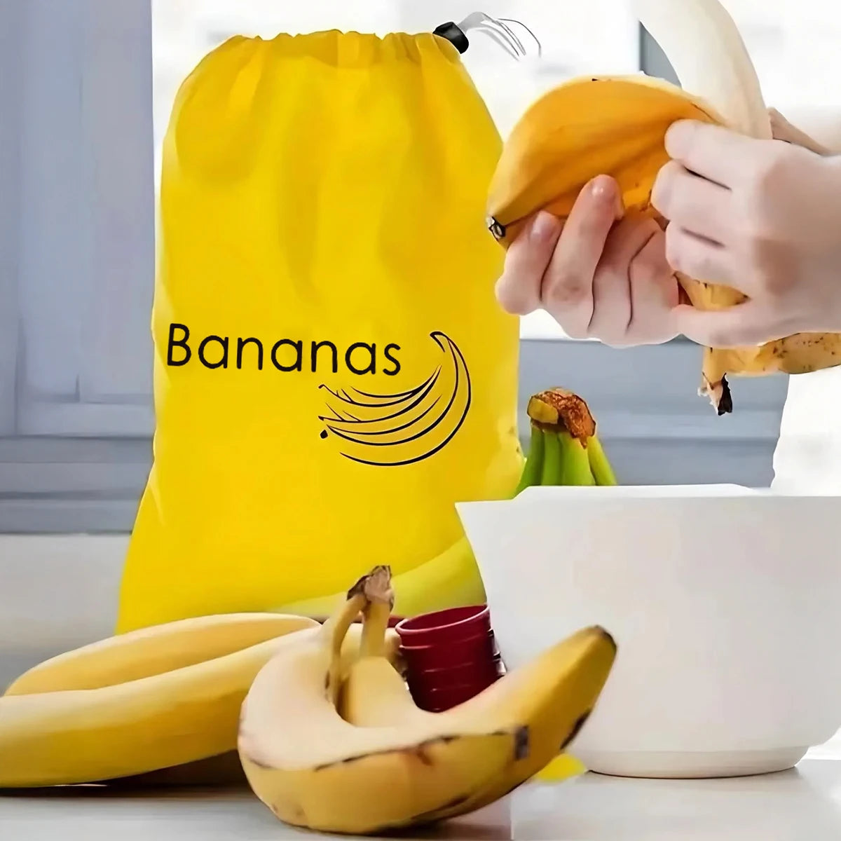 Sac de Conservation Banane – Anti-Noircissement - PACK DE 3