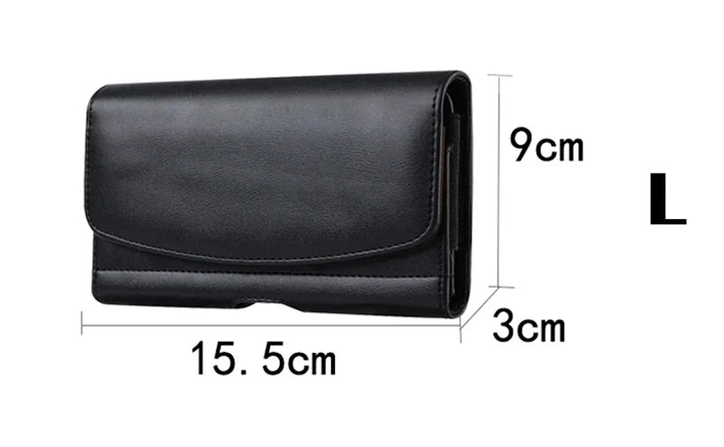Pochette avec Clip de Ceinture en Cuir PU