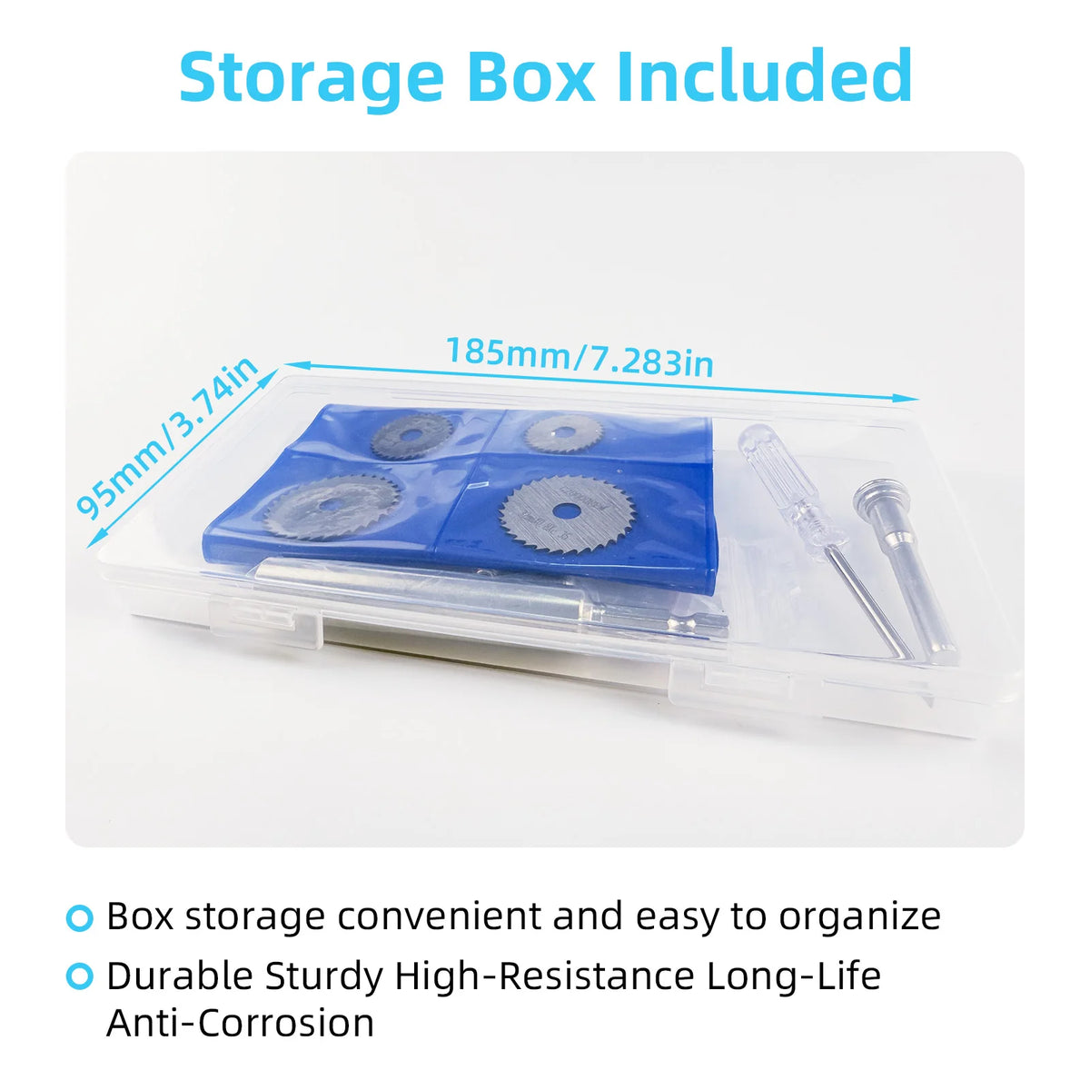 Kit Complet de Lames de Scie HSS avec Tige Hexagonale 1/4" – Disques de Coupe pour Métal, Bois & Plastique