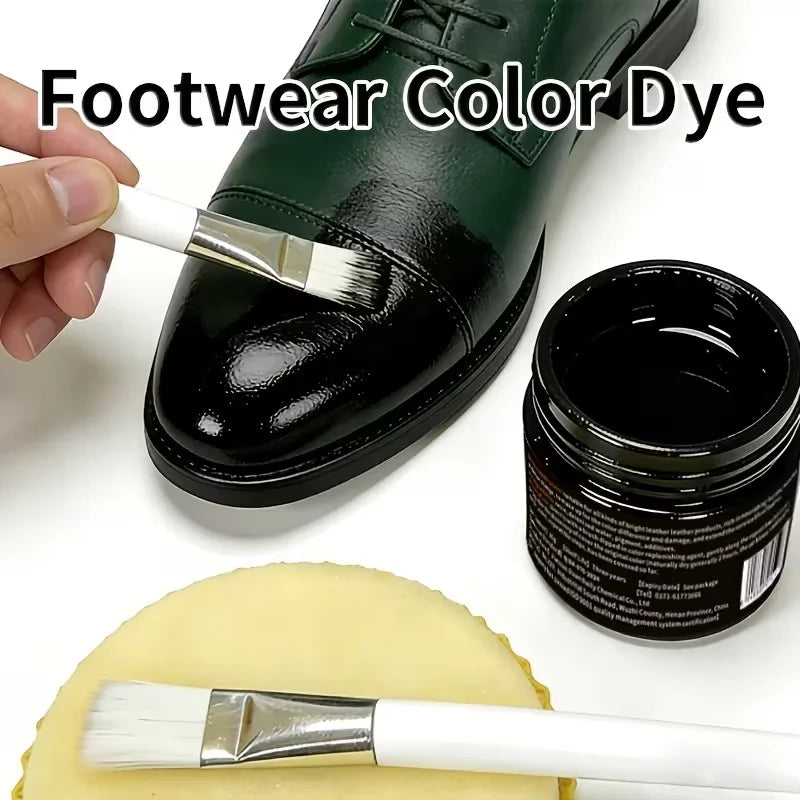 Baume Recolorant pour Cuir 30G – Rénovateur pour Chaussures, Canapés, Meubles et Sacs