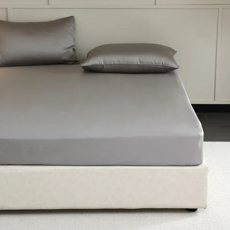Drap Housse Luxueuse en Soie de Mûrier - 14 Tailles