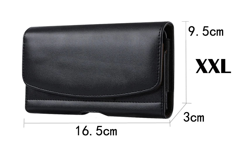Pochette avec Clip de Ceinture en Cuir PU