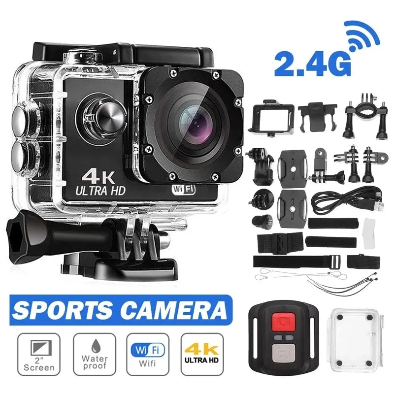 Mini caméra d'aventure Photos et Vidéo - Waterproof