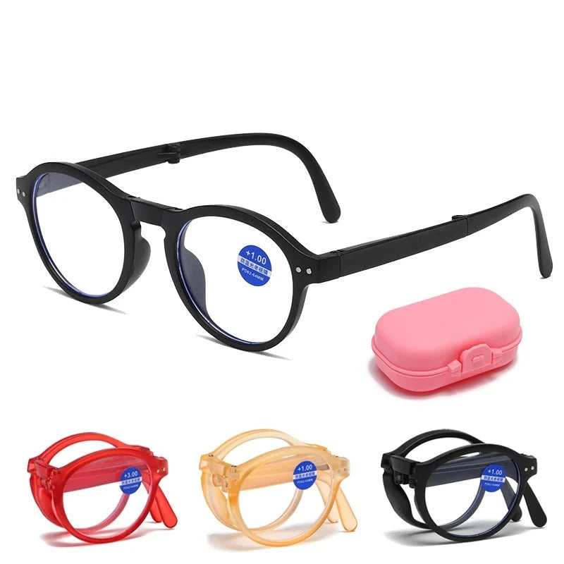 Lunettes de lecture pliantes anti-lumière bleue +1.0 - +4.0 - Boîte OFFERTE