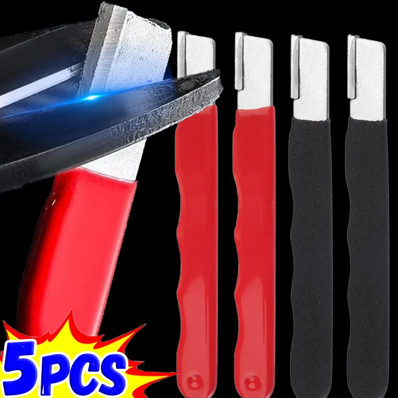 Pack de 5 Affûteurs d'outils de jardin et couteaux de cuisine