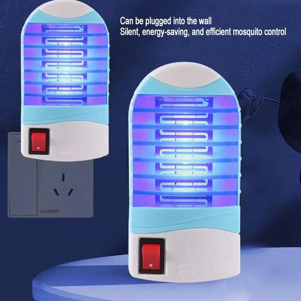Lot de 5 Lampes Anti-Moustiques LED à Brancher – Pièges Électriques pour Insectes Volants avec Veilleuse