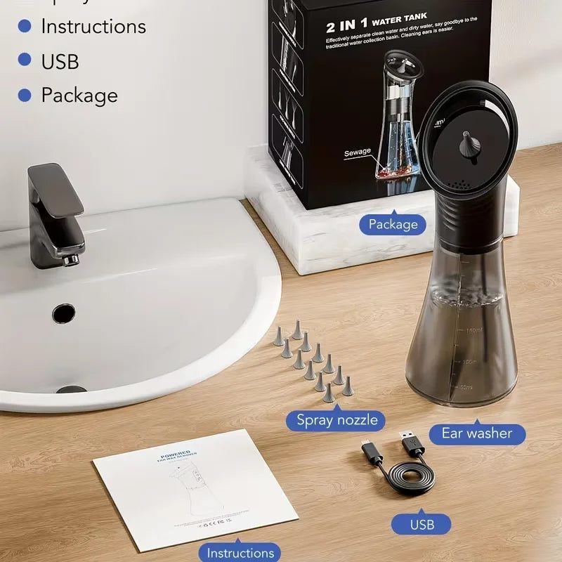 Lave-Oreille Électrique avec 3 Pressions & LED