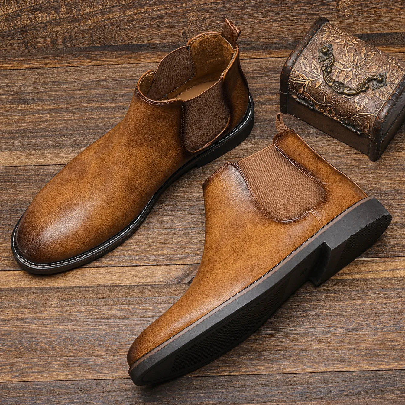 Bottes Homme Élégantes Rétro - Confort Quotidien