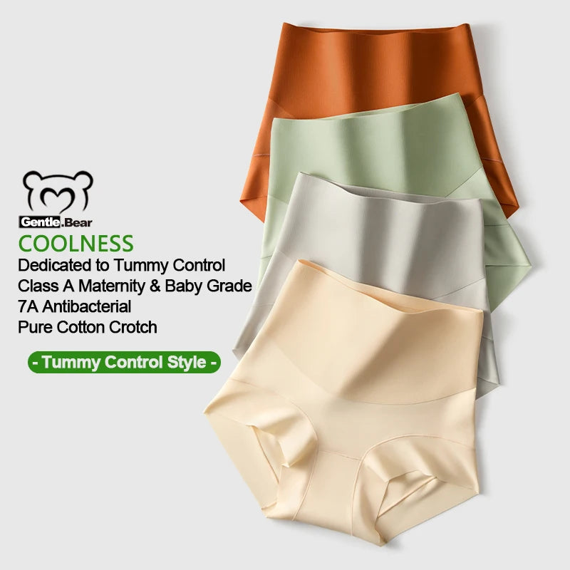 Lot de 3 Culottes Ice Silk – Taille Haute Modelante