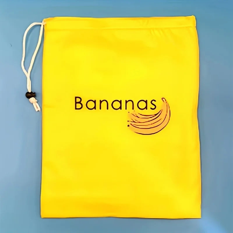 Lot de 2 Sacs de Conservation pour Bananes & Laitue – Pochettes Réutilisables pour Garder les Fruits et Légumes Frais